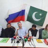 It was an honor to host Ambassador Mr. Albert Khoryov along with distinguished members of the diplomatic staff, Ms. Elena Kolesnikova, Secretary for Education and Culture, and Mr. Igor Kolesnikov, Press Attaché at the Study Centre, Sargodha.