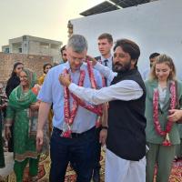 It was an honor to host Ambassador Mr. Albert Khoryov along with distinguished members of the diplomatic staff, Ms. Elena Kolesnikova, Secretary for Education and Culture, and Mr. Igor Kolesnikov, Press Attaché at the Study Centre, Sargodha.