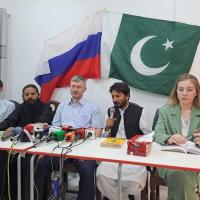 It was an honor to host Ambassador Mr. Albert Khoryov along with distinguished members of the diplomatic staff, Ms. Elena Kolesnikova, Secretary for Education and Culture, and Mr. Igor Kolesnikov, Press Attaché at the Study Centre, Sargodha.