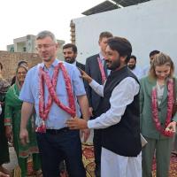 It was an honor to host Ambassador Mr. Albert Khoryov along with distinguished members of the diplomatic staff, Ms. Elena Kolesnikova, Secretary for Education and Culture, and Mr. Igor Kolesnikov, Press Attaché at the Study Centre, Sargodha.