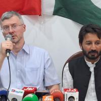 It was an honor to host Ambassador Mr. Albert Khoryov along with distinguished members of the diplomatic staff, Ms. Elena Kolesnikova, Secretary for Education and Culture, and Mr. Igor Kolesnikov, Press Attaché at the Study Centre, Sargodha.