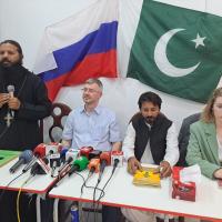 It was an honor to host Ambassador Mr. Albert Khoryov along with distinguished members of the diplomatic staff, Ms. Elena Kolesnikova, Secretary for Education and Culture, and Mr. Igor Kolesnikov, Press Attaché at the Study Centre, Sargodha.